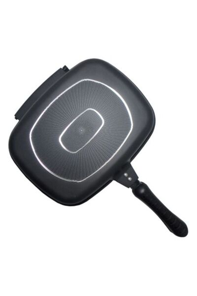 MANDU Double Grill Pan 32 cm Silicone Gasket Magnetic Handle