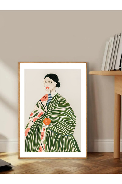 woodhomeworks Ένα τεμάχιο Διακόσμηση γραφείου σαλονιού ζωγραφική Vrynt