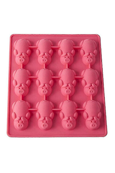 China Forma prajituri din silicon pentru ciocolata si bomboane model piggy