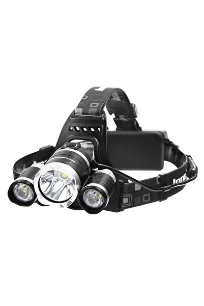 BASHAR Lanterna de CAP TRIPLA 3 LED Cree-XML T6