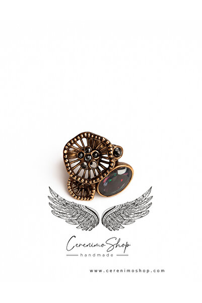Cerenimo Shop Stone Bronze Ring