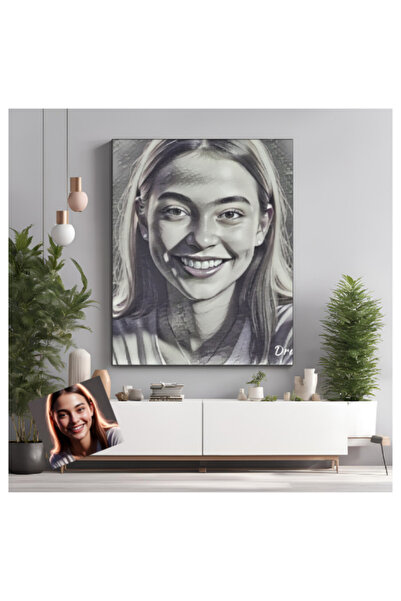 BULUT DİJİTAL Картина върху платно с въглен