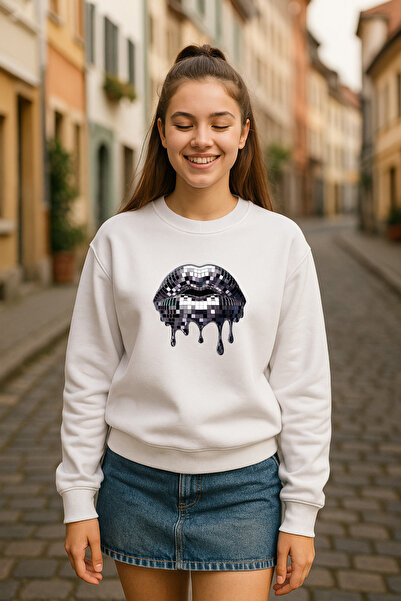 BLITZIST Metal Dudak Printed Young Cut 3-Thread Crew Neck Sweatshirt (S/M- M/L Size)