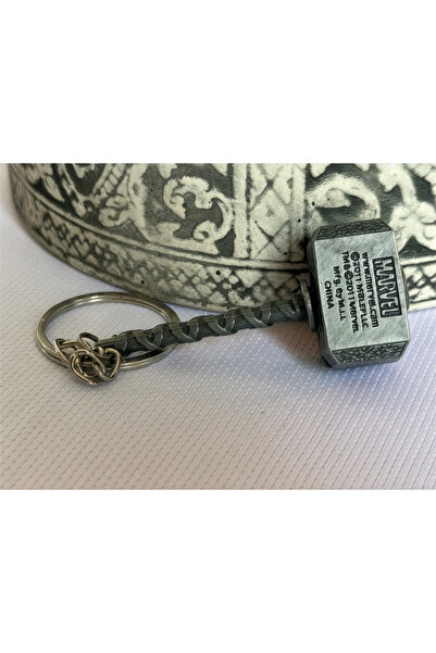 anahtarlık evreni Marvel Thor Mjolnir Metal Anahtarlık – Döner Başlıklı Çanta Süsü | 3 Renk
