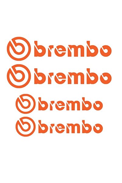 Oracal Brembo sticker, Set of 4 calipers, protocol