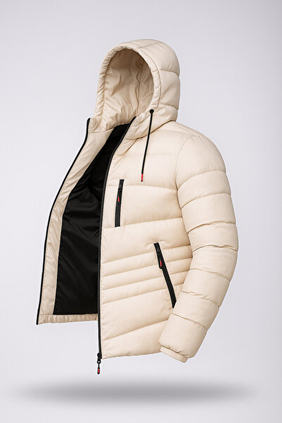 FASİON MEN'S WATERPROOF AND WINDPROOF WINTER PUFF JACKET