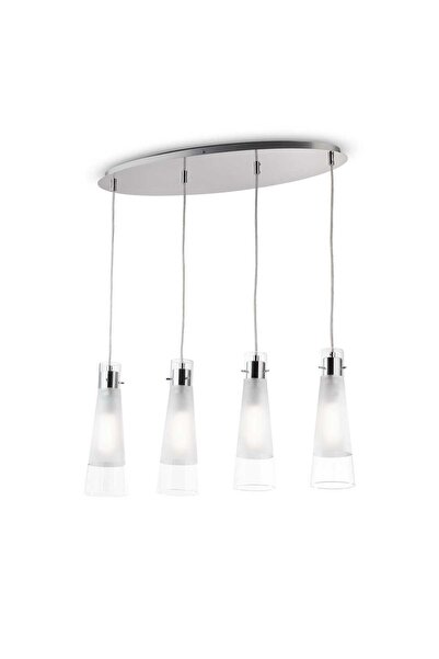 ElectroAZ Πολυέλαιος LED Premium, IdealLux Italia, KUKY SP4 Διάφανος