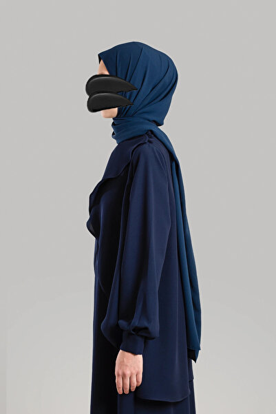 Lemaye Zippered Allerli Ferace - Navy Blue