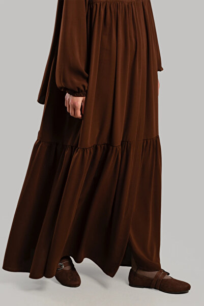 Lemaye Φεράζ με φερμουάρ - Πικρό καφέ