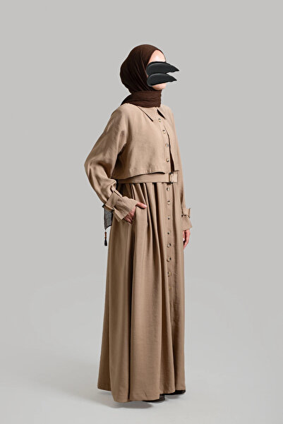 Lemaye Φόρεμα Allerli Modal Trench - Καφέ