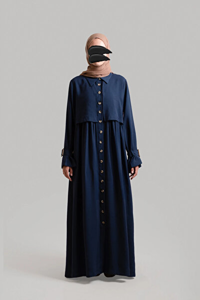 Lemaye Φόρεμα Allerli Modal Trench - Ναυτικό μπλε