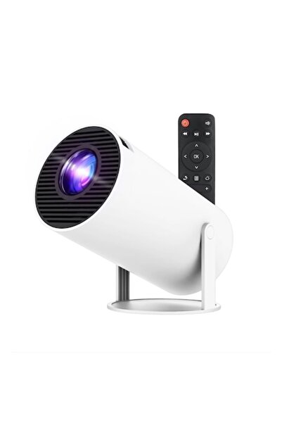 TICUSAN Portable Smart 4K Projector, WiFi6, Built-in Speaker, Autofocus, Bluetooth 5.0, Up to 130"