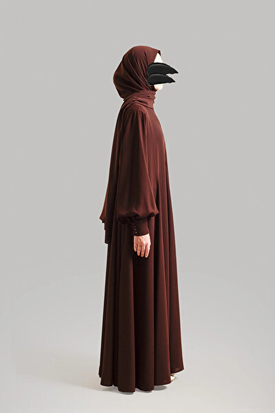 Lemaye Princess Model Kloş Ferace - Bitter Brown