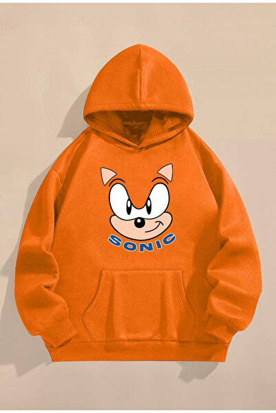 Machetta Children's Sonic Printed Hooded Sweatshirt Hoodie