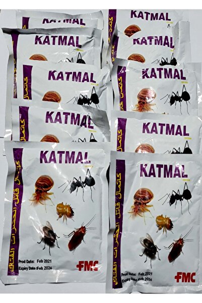 Generic 10 packet 100 dirham Bedbug & Cockroach Insect Cleaner 100g Packet - Katmal Powder