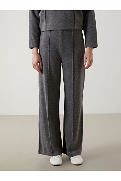 LC Waikiki Wide Leg Women's Trousers with Elastic Waist