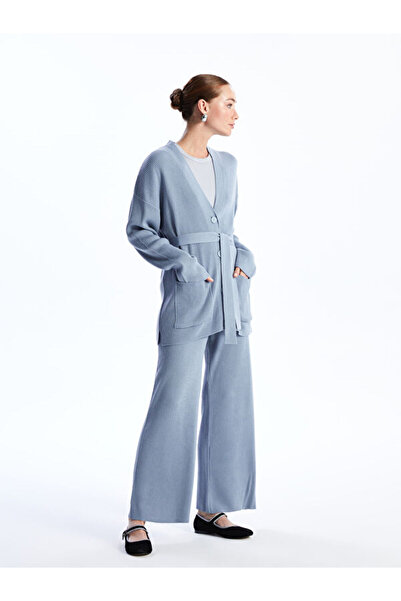 LC Waikiki Women's Elastic Waist Plain Knitwear Trousers