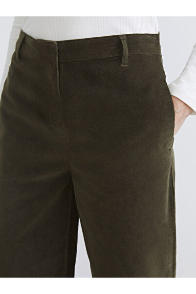 LC Waikiki Standard Fit Velvet Women's Trousers