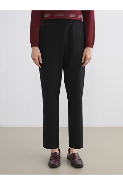 LC Waikiki Plus Size Elastic Waist Women's Trousers