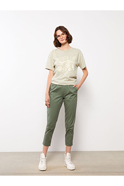 LC Waikiki Standard Fit Straight Gabardine Women's Trousers