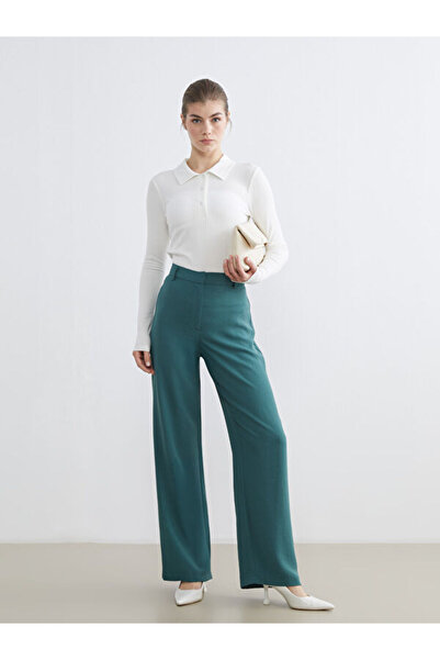 LC Waikiki Standard Fit Wide Leg Women's Trousers