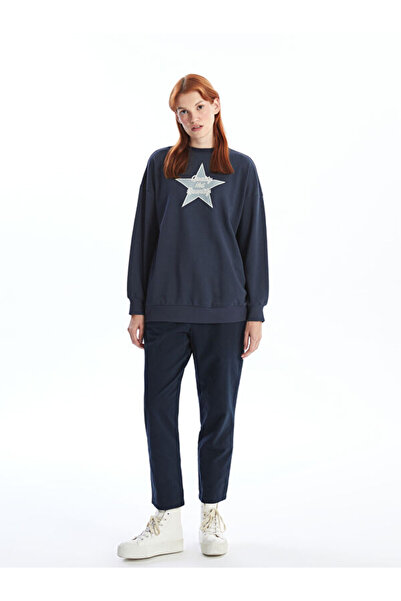 LC Waikiki Plain Gabardine Women's Trousers with Elastic Waist