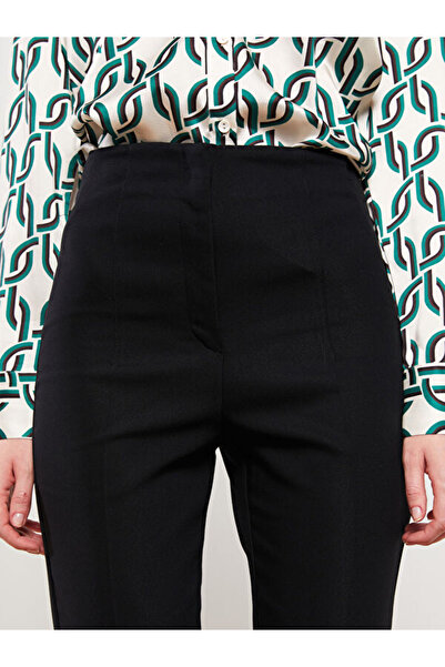 LC Waikiki Women's High Waist Standard Fit Straight Trousers