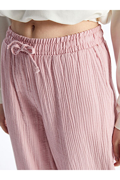 LC Waikiki Comfortable Fit Women's Trousers with Elastic Waist