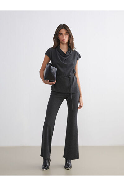 LC Waikiki Elastic Waist Spanish Leg Women's Trousers