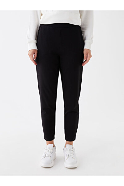 LC Waikiki Standard Fit Women's Trousers with Elastic Waist