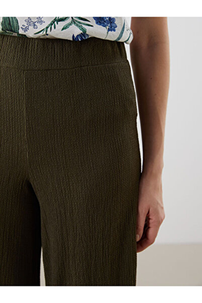 LC Waikiki Textured Women's Trouser Skirt with Elastic Waist