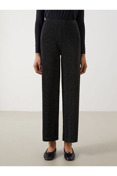 LC Waikiki Standard Fit Women's Shiny Look Pants