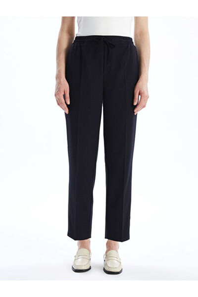 LC Waikiki Women's Elastic Waist Straight Trousers