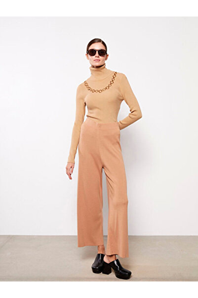 LC Waikiki Women's Elastic Waist Plain Knitwear Trousers