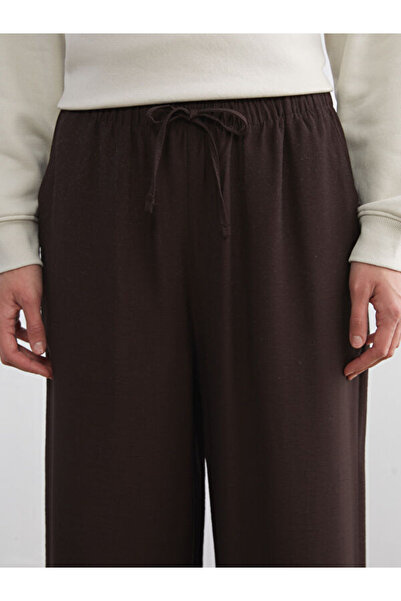 LC Waikiki Wide Leg Women's Trousers with Elastic Waist