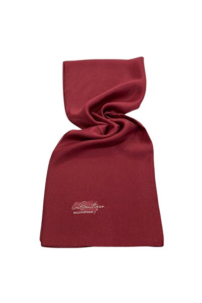 LA BOUTIQUE Evening Dress Burgundy Solid Color Shawl Ist 1 - 26770
