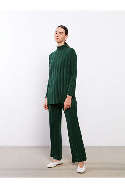 LC Waikiki Women's Elastic Waist Plain Knitwear Trousers