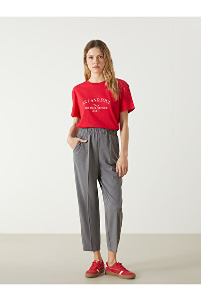 LC Waikiki Women's Trousers with Elastic Waist