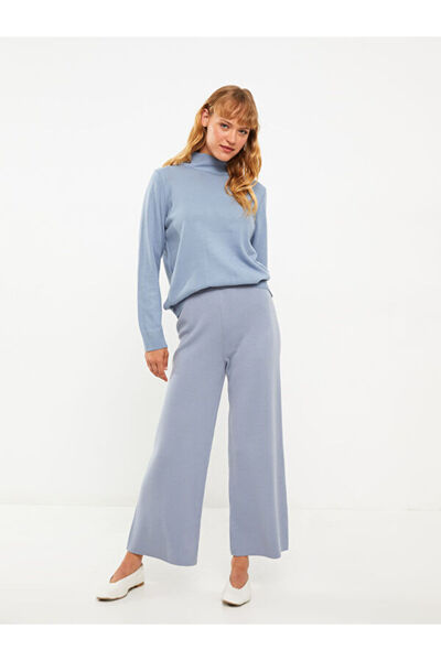 LC Waikiki Women's Standard Fit Plain Knitwear Trousers