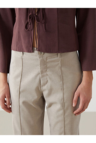 LC Waikiki Narrow Fit Wide Leg Women's Trousers