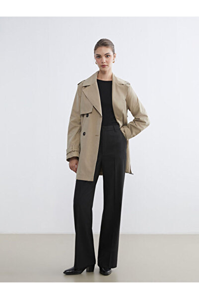 LC Waikiki Standard Fit Striped Women's Trousers