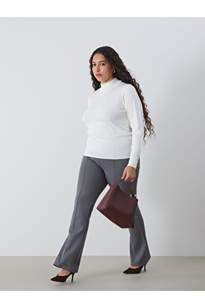 LC Waikiki Extra Slim Fit Women's Trousers with Spanish Legs