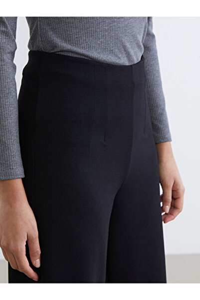 LC Waikiki Women's Wide-Leg Pants with Zippered Waist