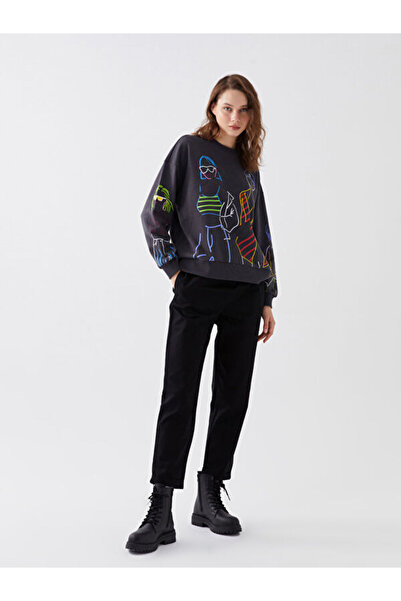 LC Waikiki Women's Carrot Trousers with Elastic Waist