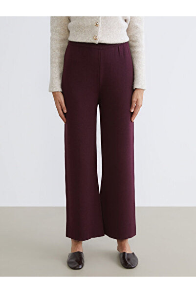 LC Waikiki Women's Knitwear Trousers with Elastic Waist