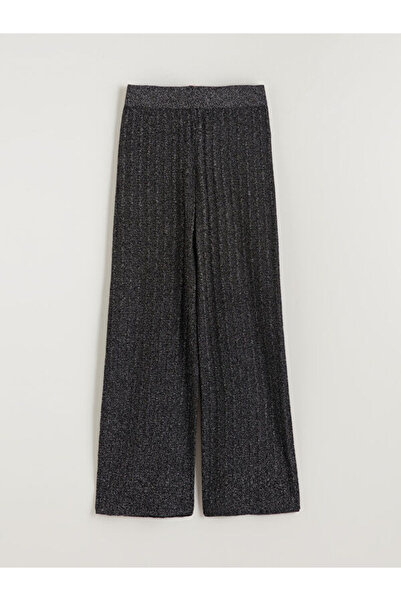 LC Waikiki Beli Lastikli Parlak Görünümlü Kadın Triko Pantolon