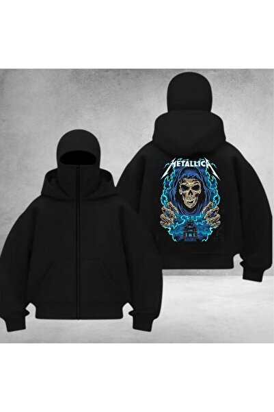 Weekeep Унисекс кардиган с печат на гърба