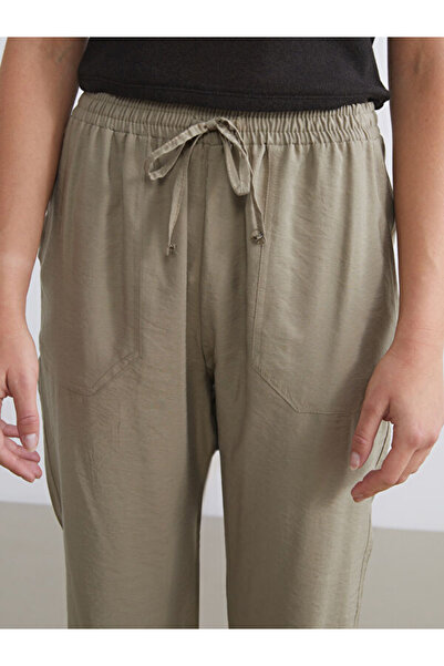 LC Waikiki Elastic Waist Loose Fit Women's Trousers