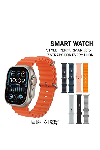 HW -67 Ultra Smartwatch AMOLED 49 mm - Black