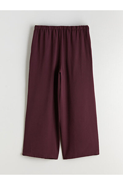 LC Waikiki Wide Leg Women's Trousers with Elastic Waist